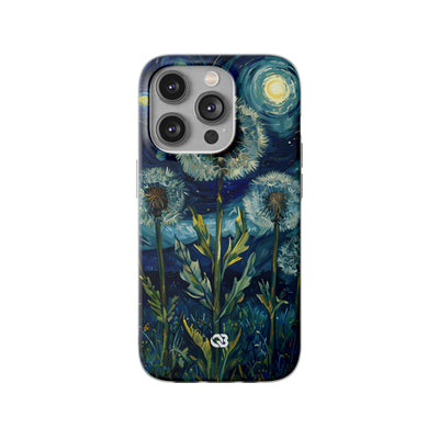 Starry Dandelion Swirl · Soft Phone Case for iPhone