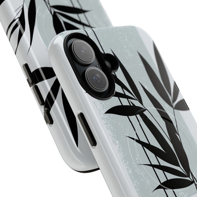 Grey Tough 2.0 Magsafe Phone Case for iPhone - Sage Bamboo Noir