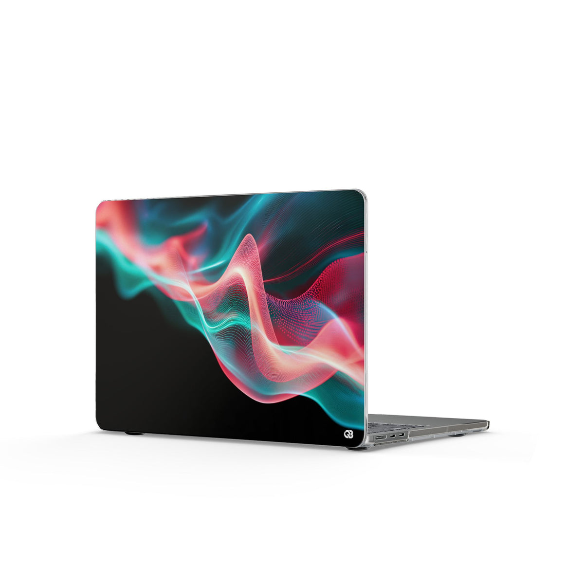Digital Frequency · Clear Hard Case for MacBook · Black