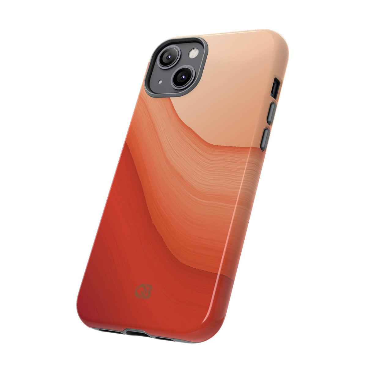 Terracotta Flow · Tough Phone Case for iPhone · Orange
