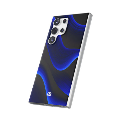 Blue Lite Phone Case for Samsung - Electric Cobalt Flow
