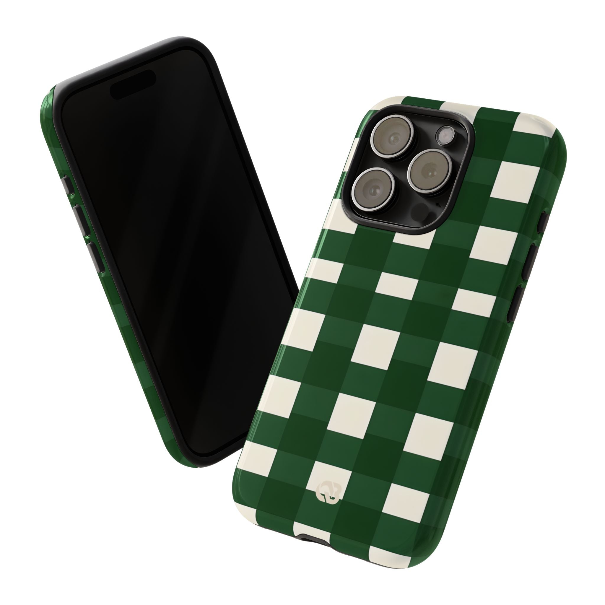 Hunter Green Plaid · Tough Phone Case for iPhone