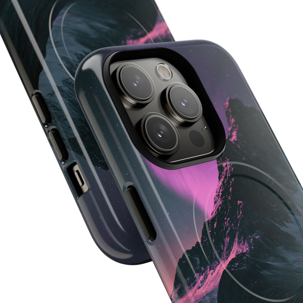 Arctic Aurora Summit · Tough 2.0 Magnetic Phone Case for iPhone · Black