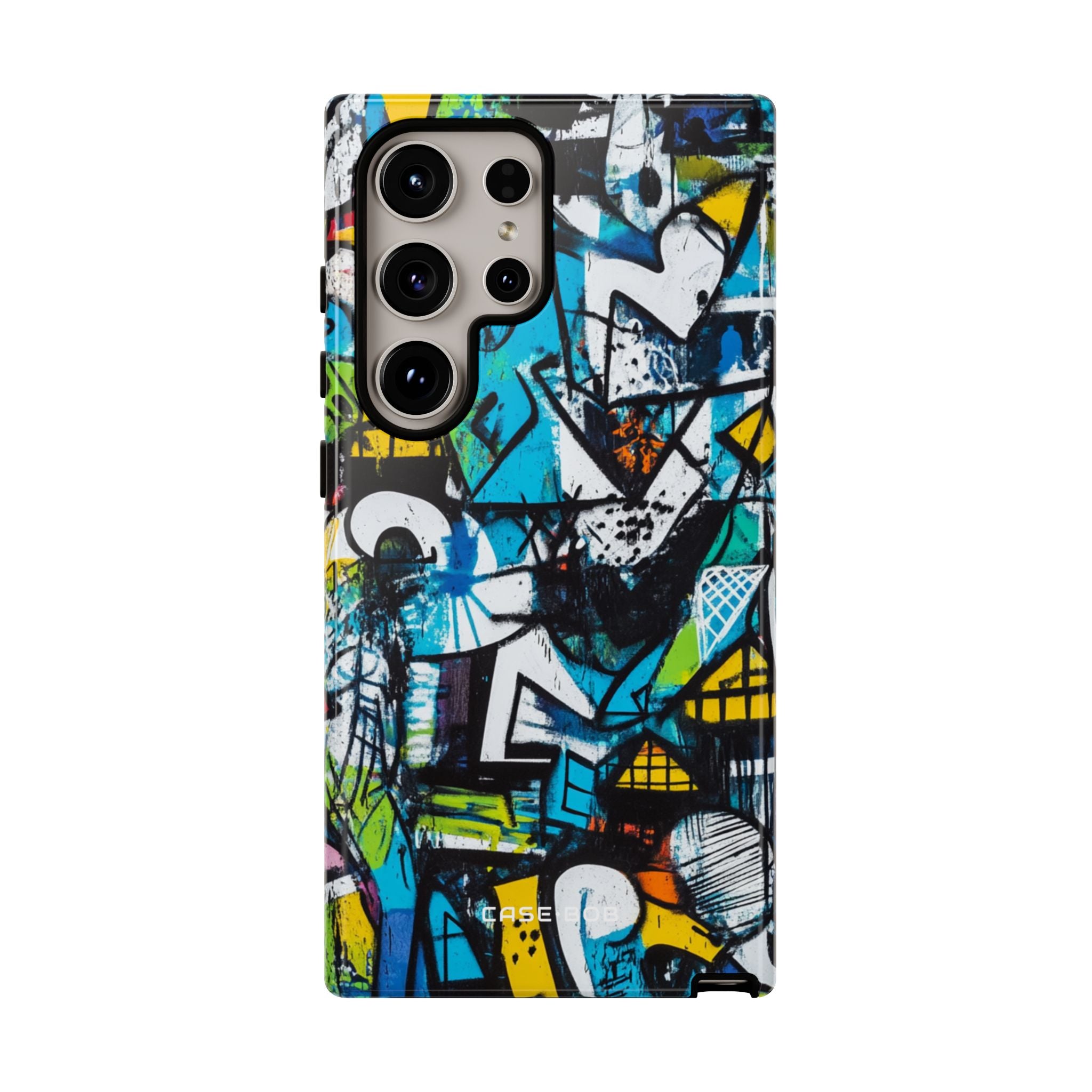 White Ripple Drift Samsung S24 Ultra Case - Tough