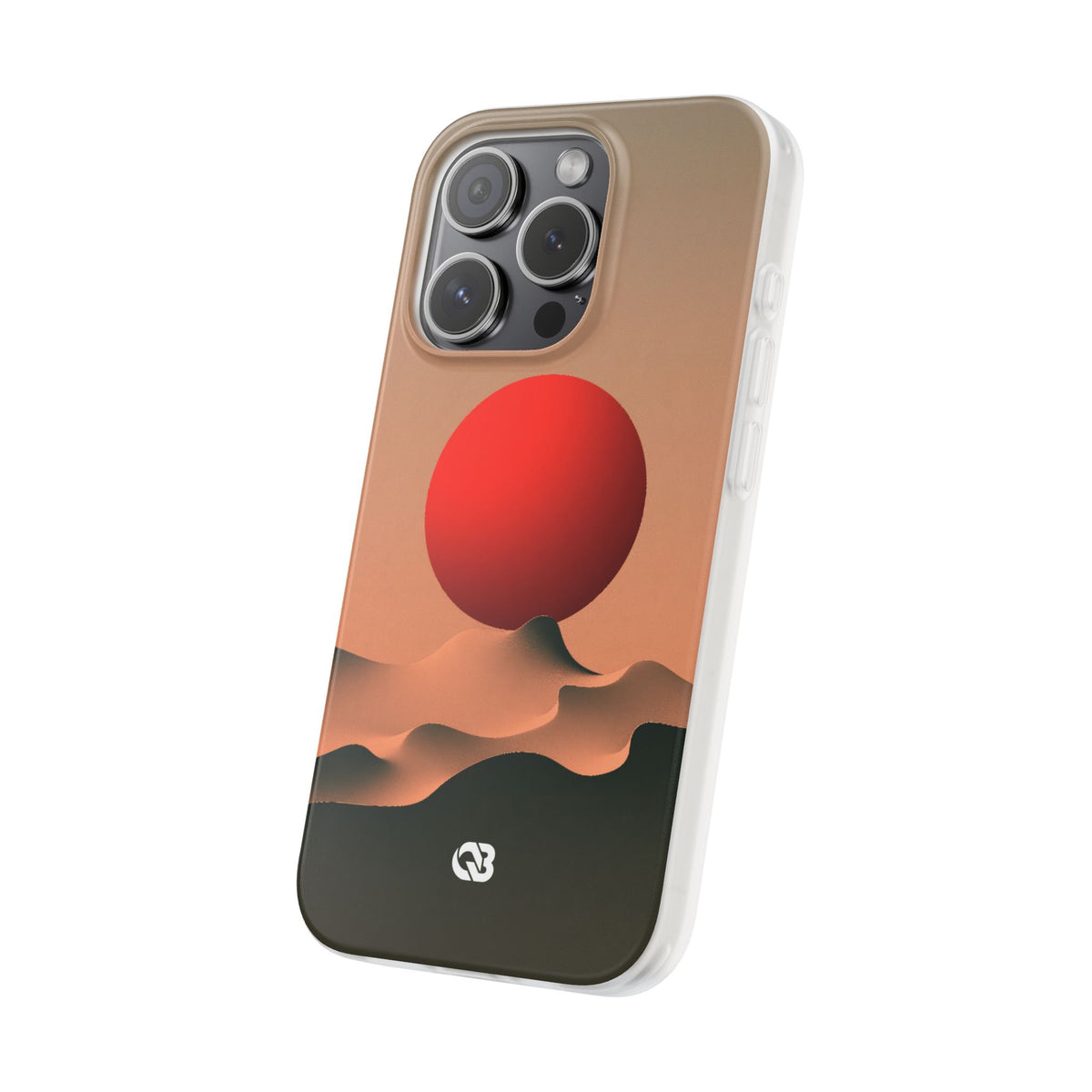 Crimson Sol Ridge · Lite Phone Case for iPhone ·  Red