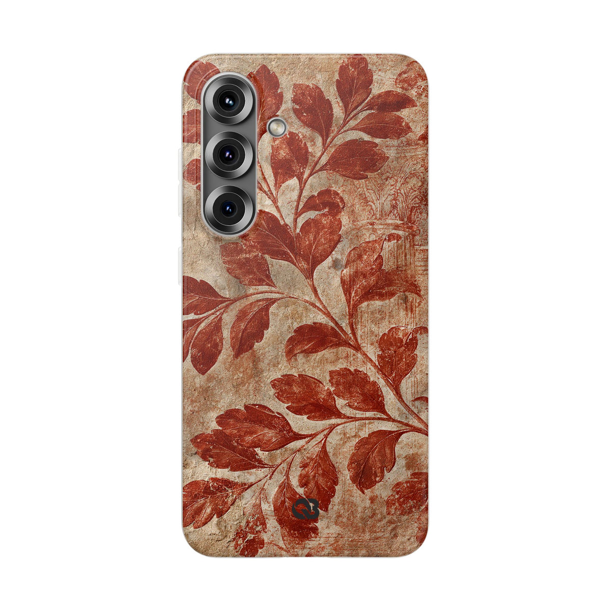Terracotta Botanical Fresco · Lite Phone Case for Samsung · Red