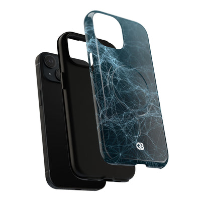 Teal Tough 2.0 Magsafe Phone Case for iPhone - Arctic Neural Mesh