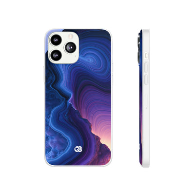 Radiant Strata · Lite Phone Case for iPhone ·  Blue