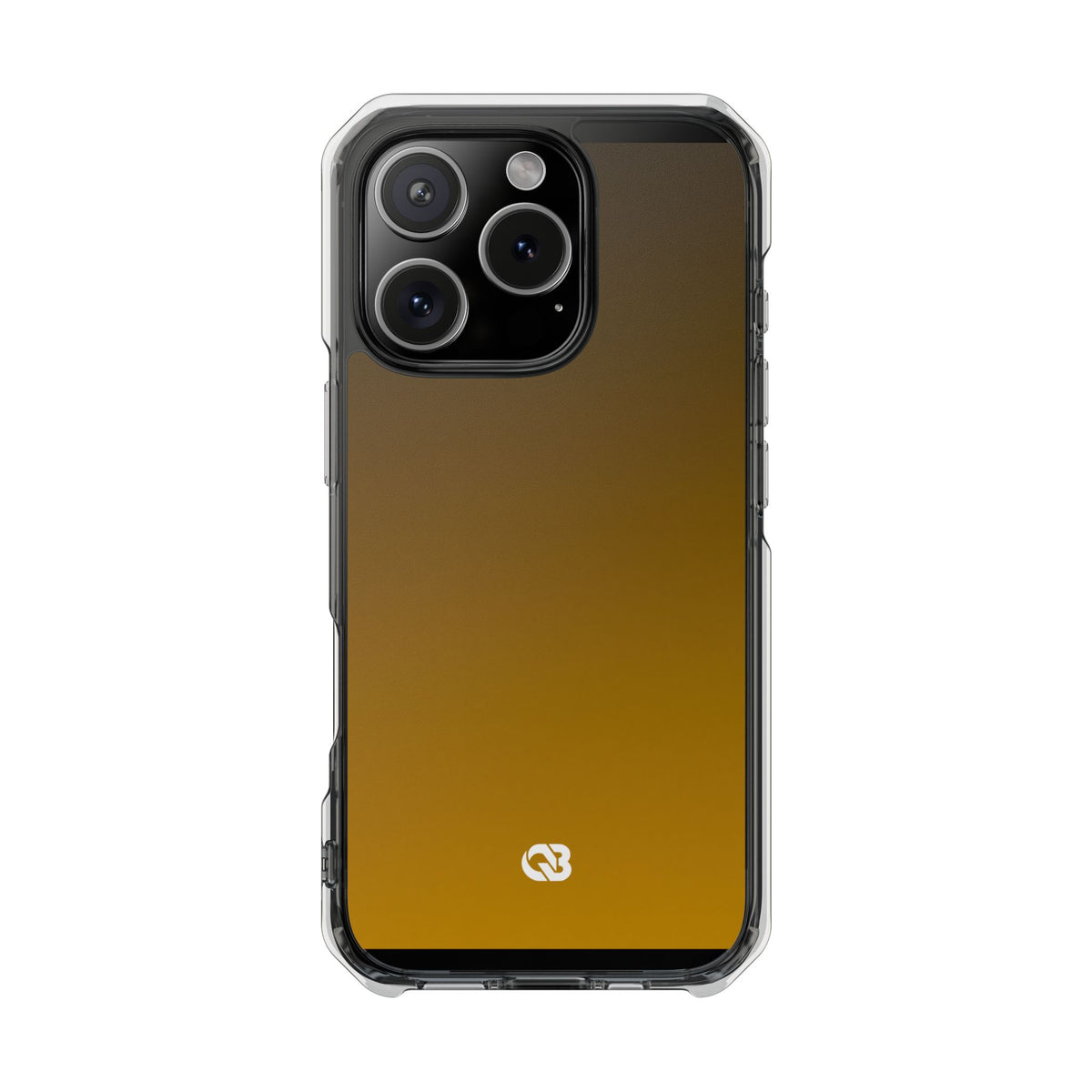 Golden Umber · Clear Impact Magnetic Phone Case for iPhone · Gold