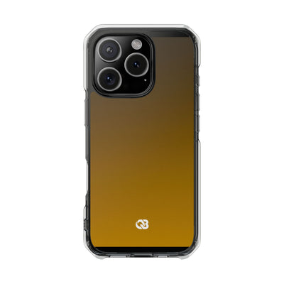 Golden Umber · Clear Impact Magnetic Phone Case for iPhone · Gold