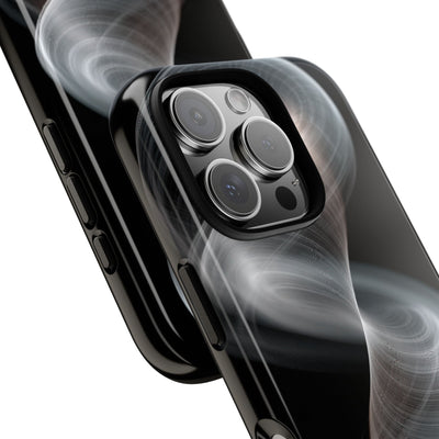 Luminous Vortex · Tough Phone Case for iPhone · Black