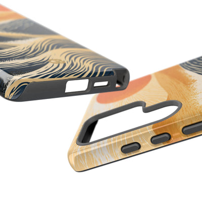 Blue Tough Phone Case for Samsung - Kyoto Cresting Tide
