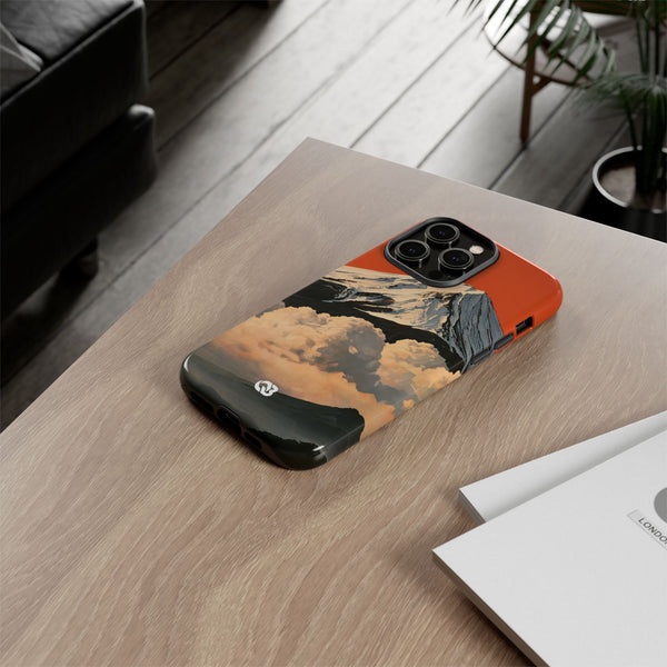 Sacred Peak Fuji · Tough Phone Case for iPhone · Orange