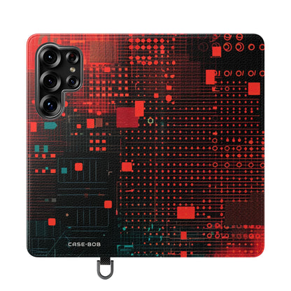 Crimson Circuit - Samsung S25 Ultra Case - Portemonnee