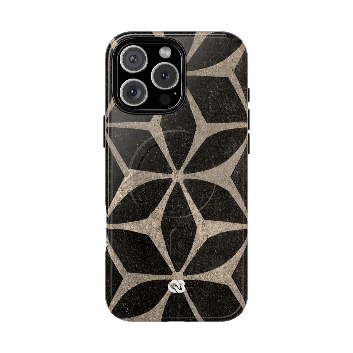 Concrete Mosaic Star · Tough 2.0 Magnetic Phone Case for iPhone · Black