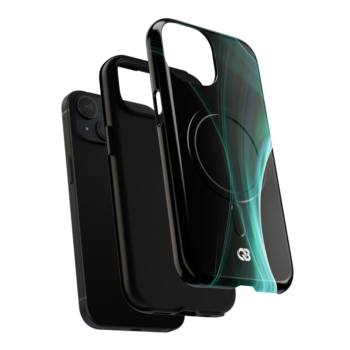 Emerald Lumen · Tough 2.0 Magnetic Phone Case for iPhone · Green