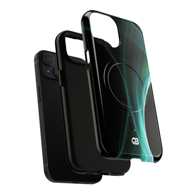 Emerald Lumen · Tough 2.0 Magnetic Phone Case for iPhone · Green
