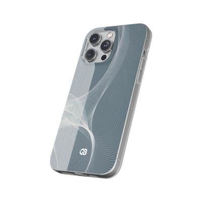 Slate Contour Drift · Lite Phone Case for iPhone ·  Grey