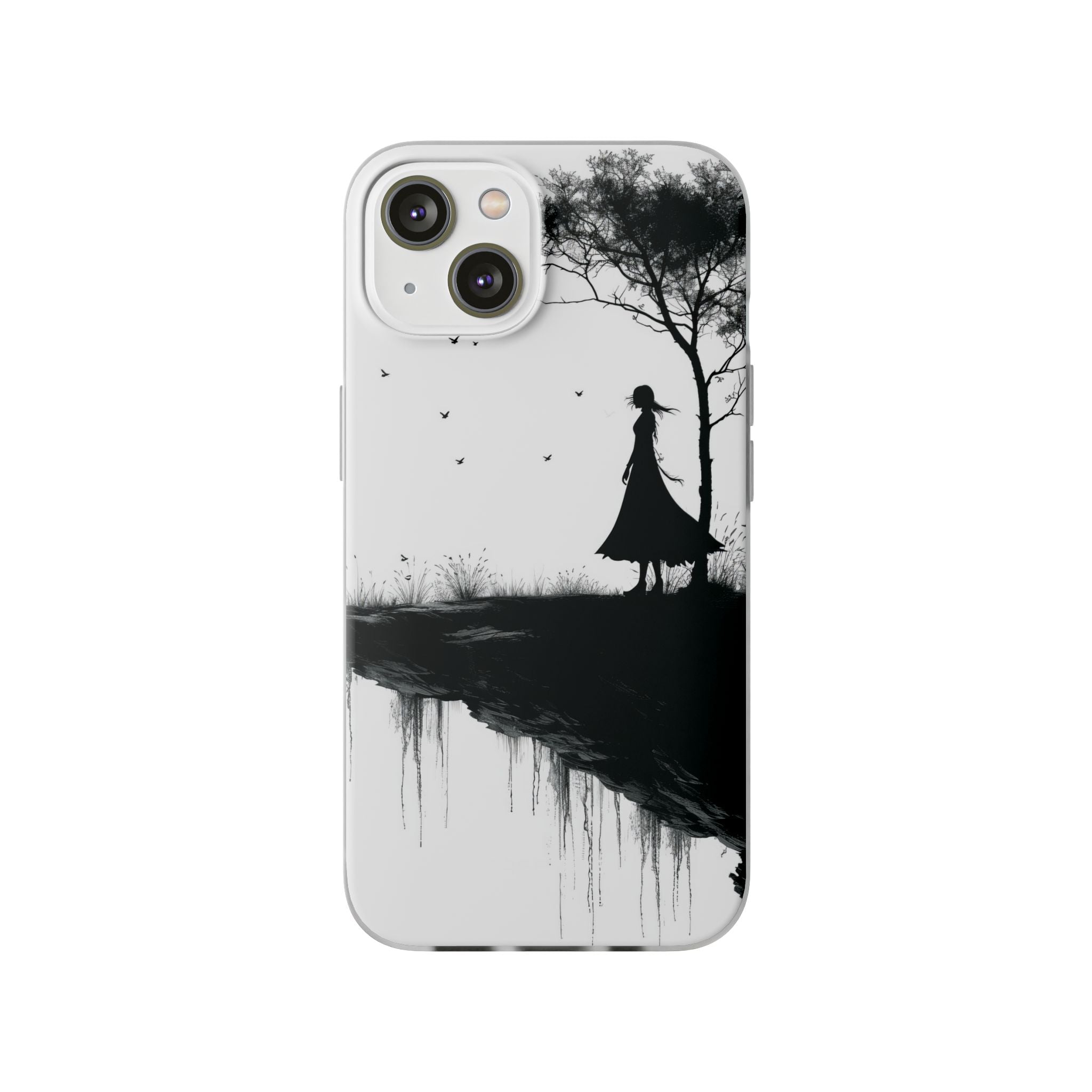 Cliffside Silhouette iPhone 14 Case - Soft