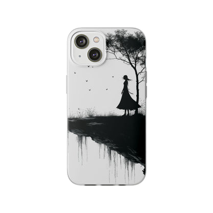 Cliffside Silhouette iPhone 14 Case - Soft