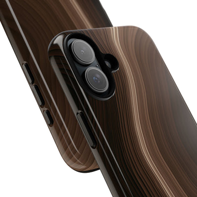 Umber Strata · Tough Phone Case for iPhone · Brown