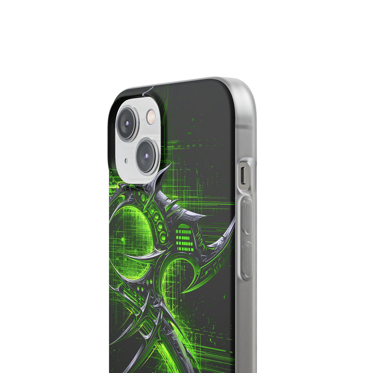 Cyber Sigil Grid · Lite Phone Case for iPhone ·  Green