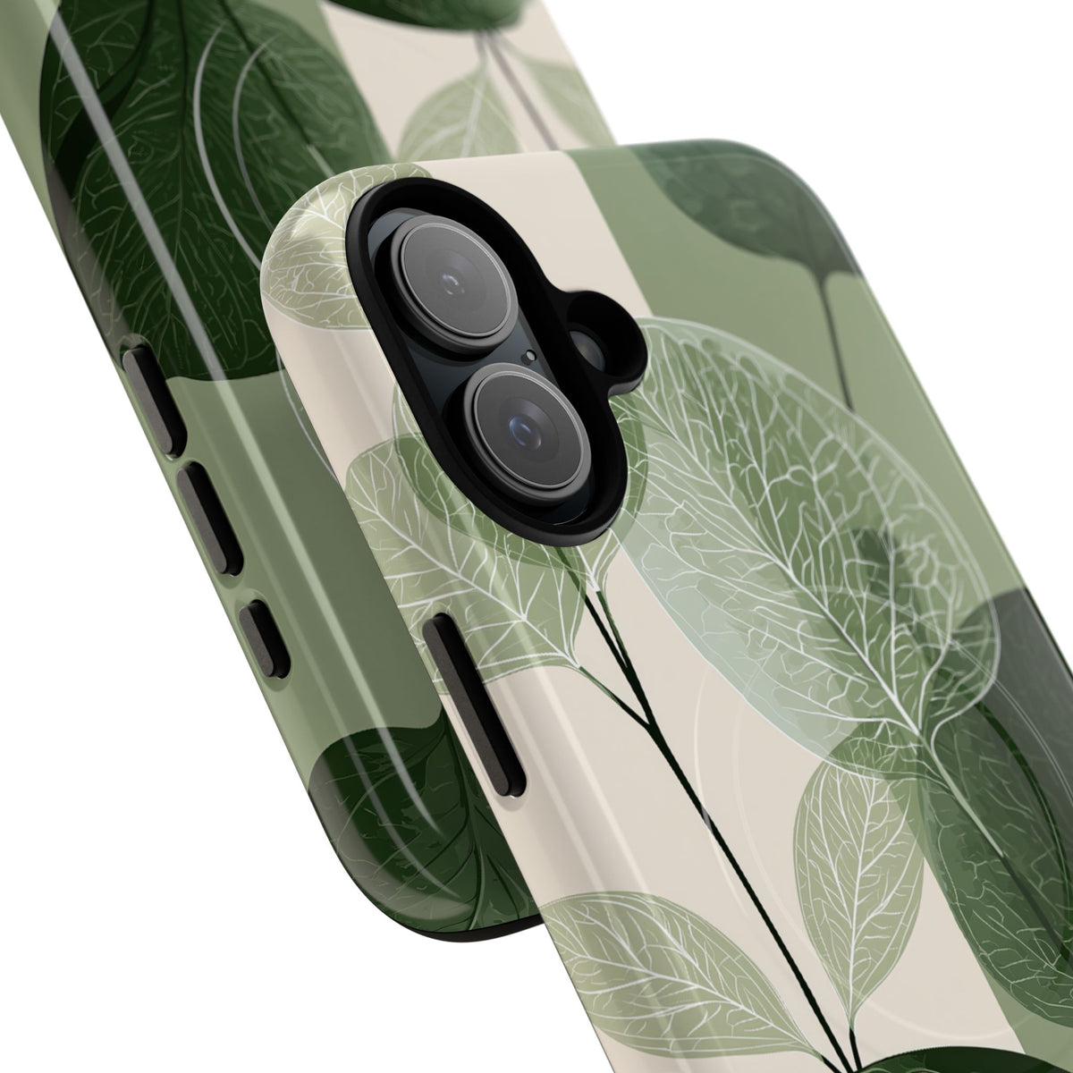 Layered Eucalyptus Study · Tough 2.0 Magnetic Phone Case for iPhone · Green