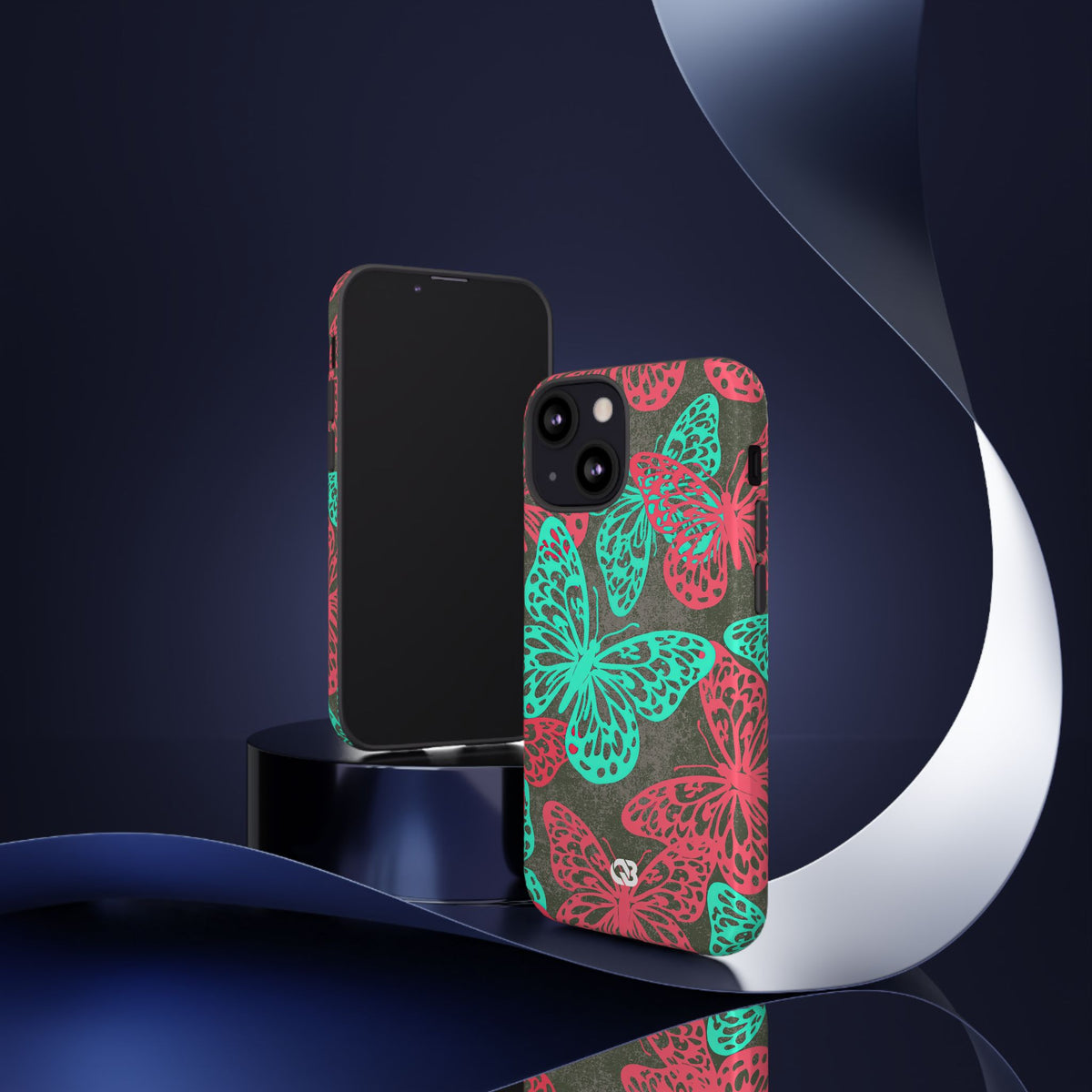Electric Papillon · Tough Phone Case for iPhone · Pink