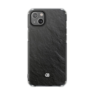 Black Impact MagSafe Phone Case for iPhone - Raw Obsidian Slate