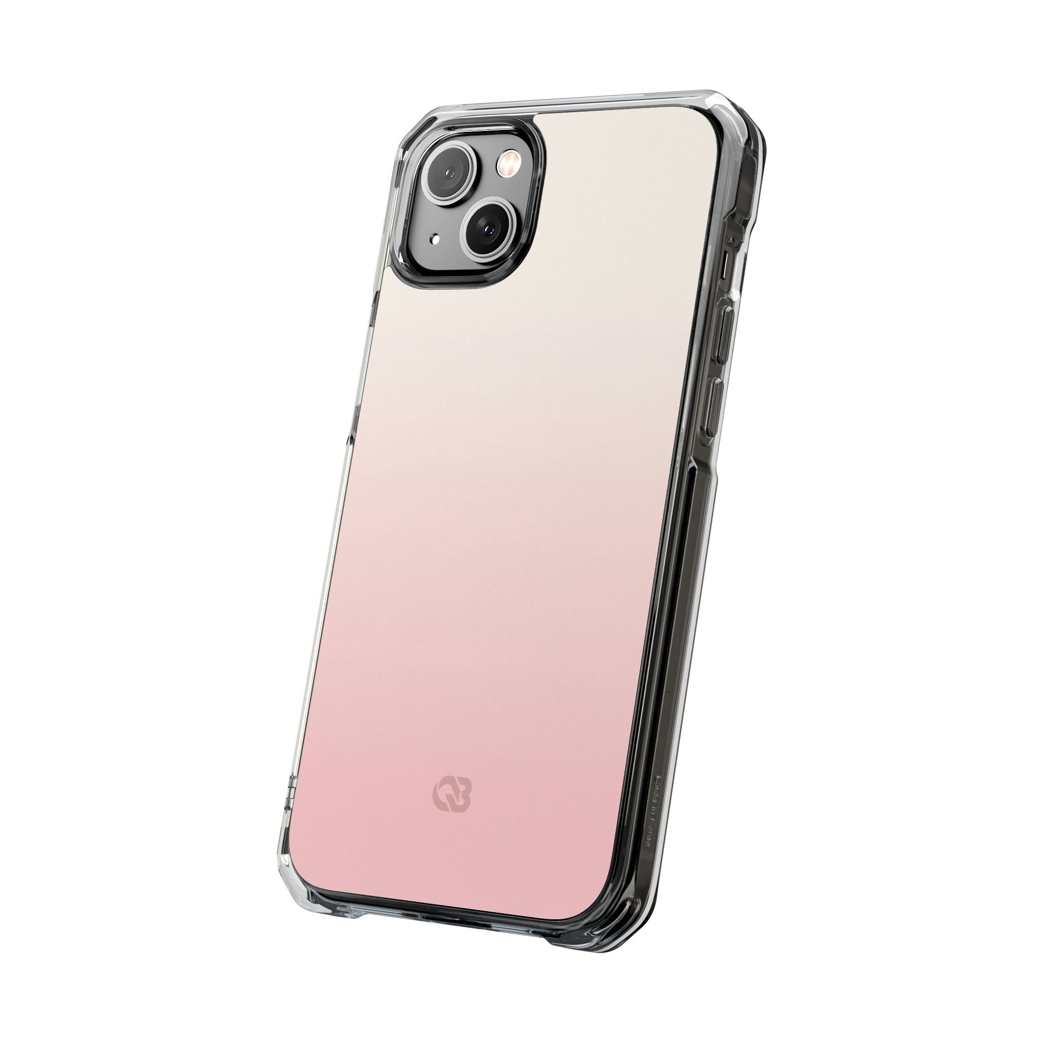 Pink Impact MagSafe Phone Case for iPhone - Frosted Blush Horizon