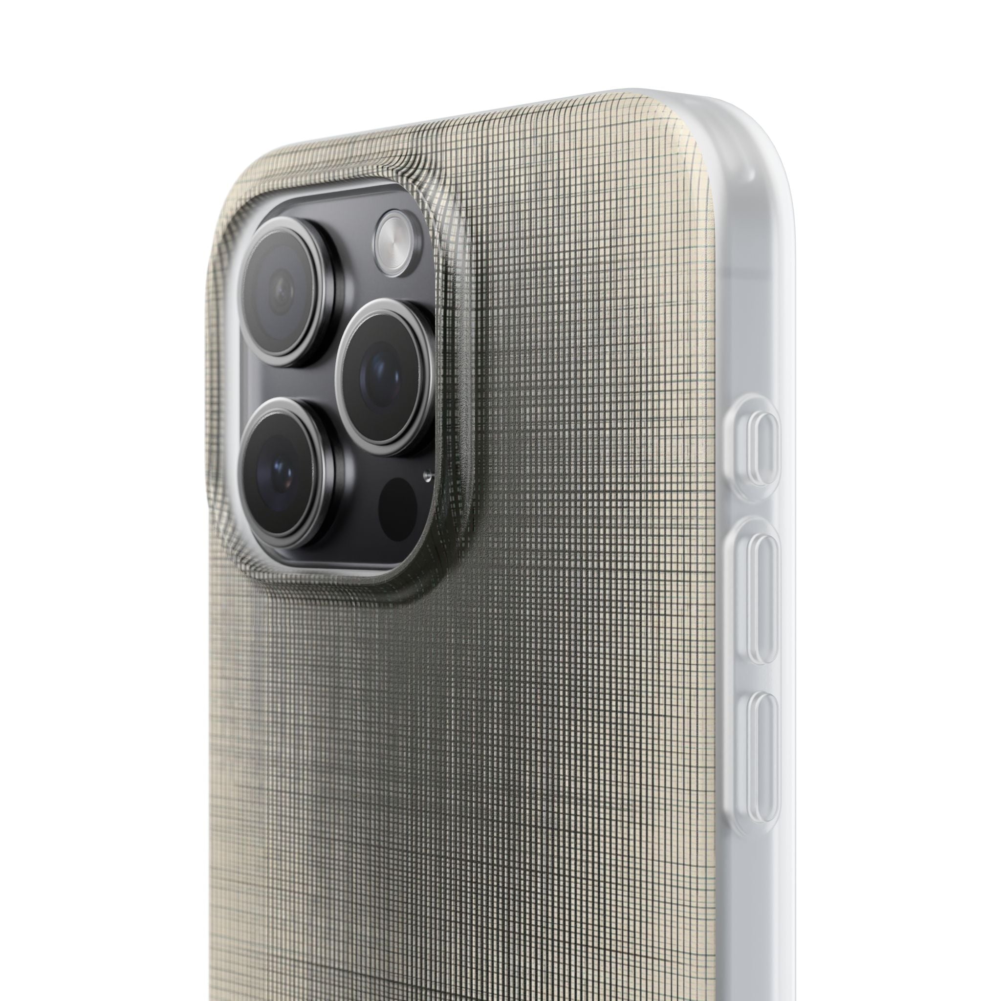 Beige Lite Phone Case for iPhone - Carbon Screen Grid