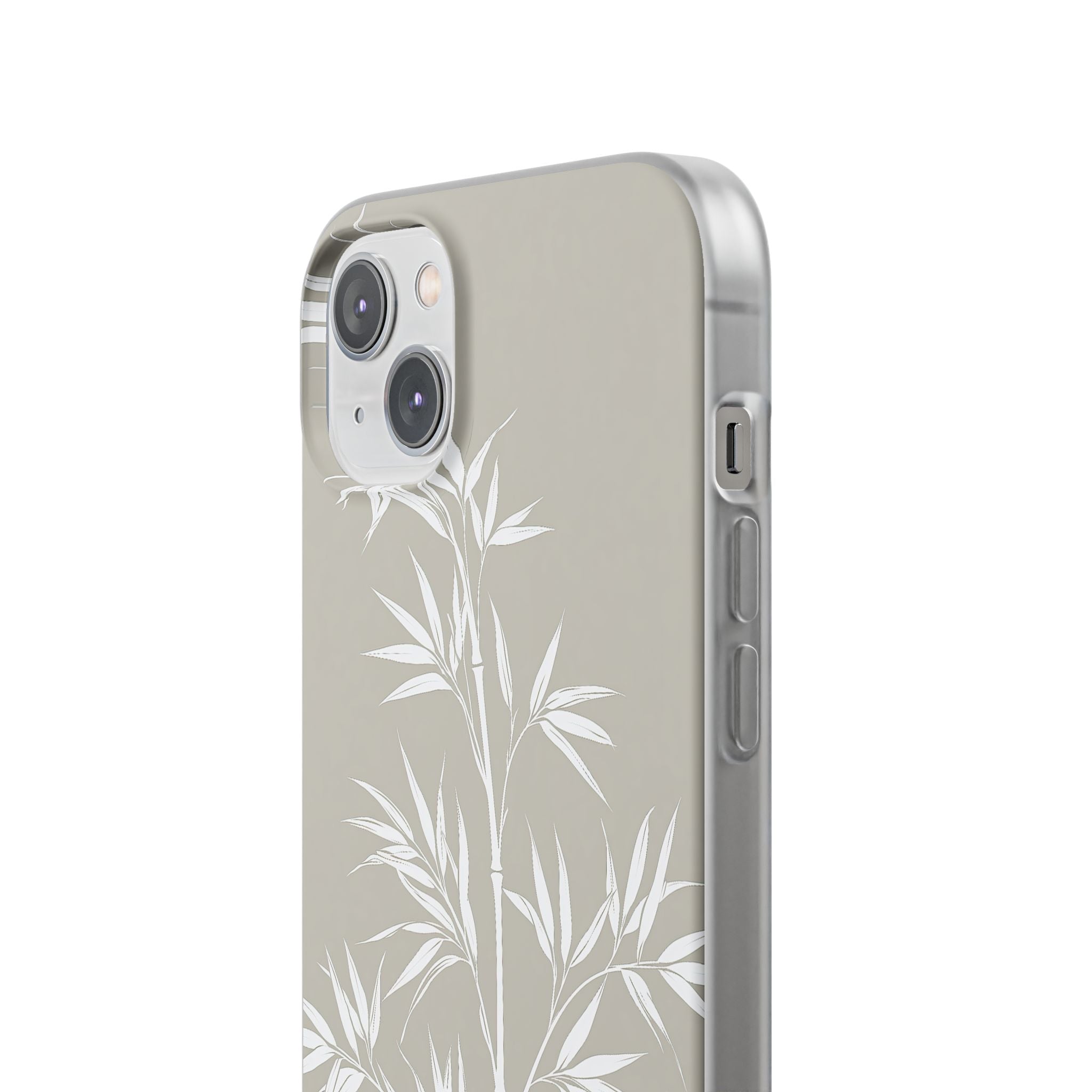 Beige Lite Phone Case for iPhone - Sandstone Bamboo Stalks