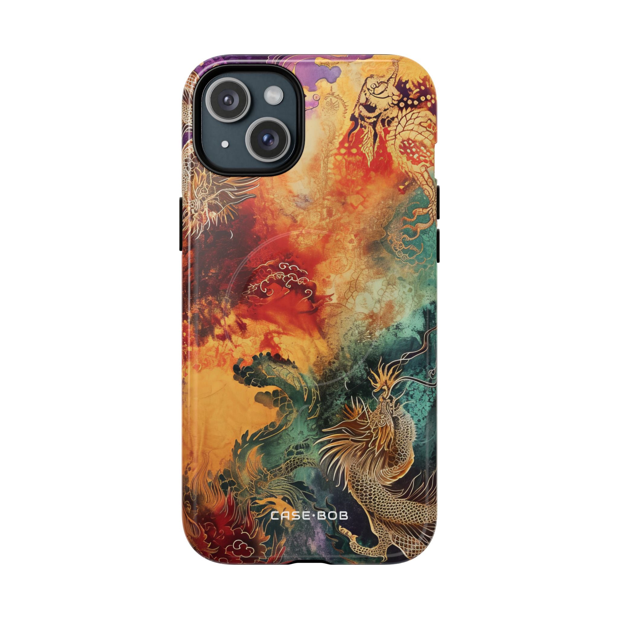 Dragon Ember iPhone 15 Plus Hoesje - Tough+