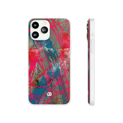 Neon Static Drip · Lite Phone Case for iPhone ·  Pink