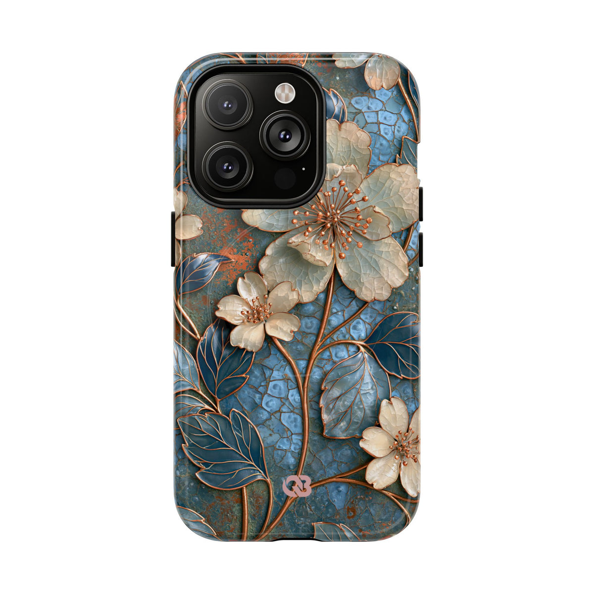 Gilded Blossom Reverie · Tough 2.0 Magnetic Phone Case for iPhone · Teal