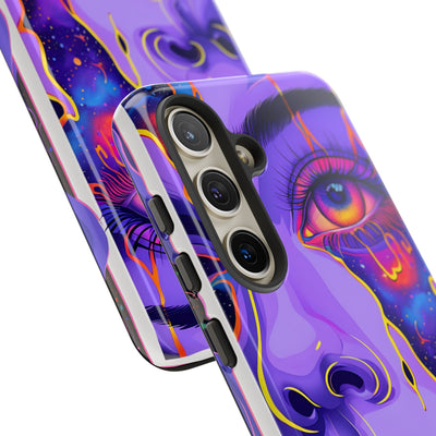 Violet Cosmic Gaze · Tough Custodia per Samsung