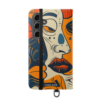 Overlapping Faces - Samsung S24 Case - Wallet