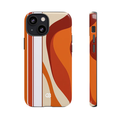 Terracotta Strata · Tough Phone Case for iPhone · Orange