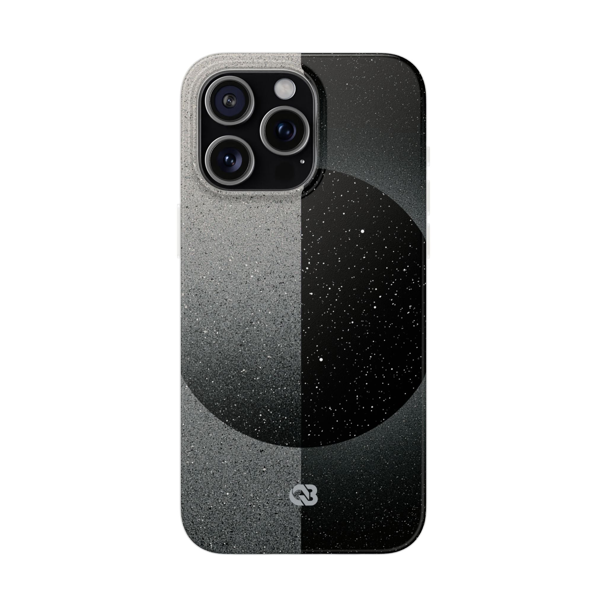 Black Lite Phone Case for iPhone - Lunar Static Orbit