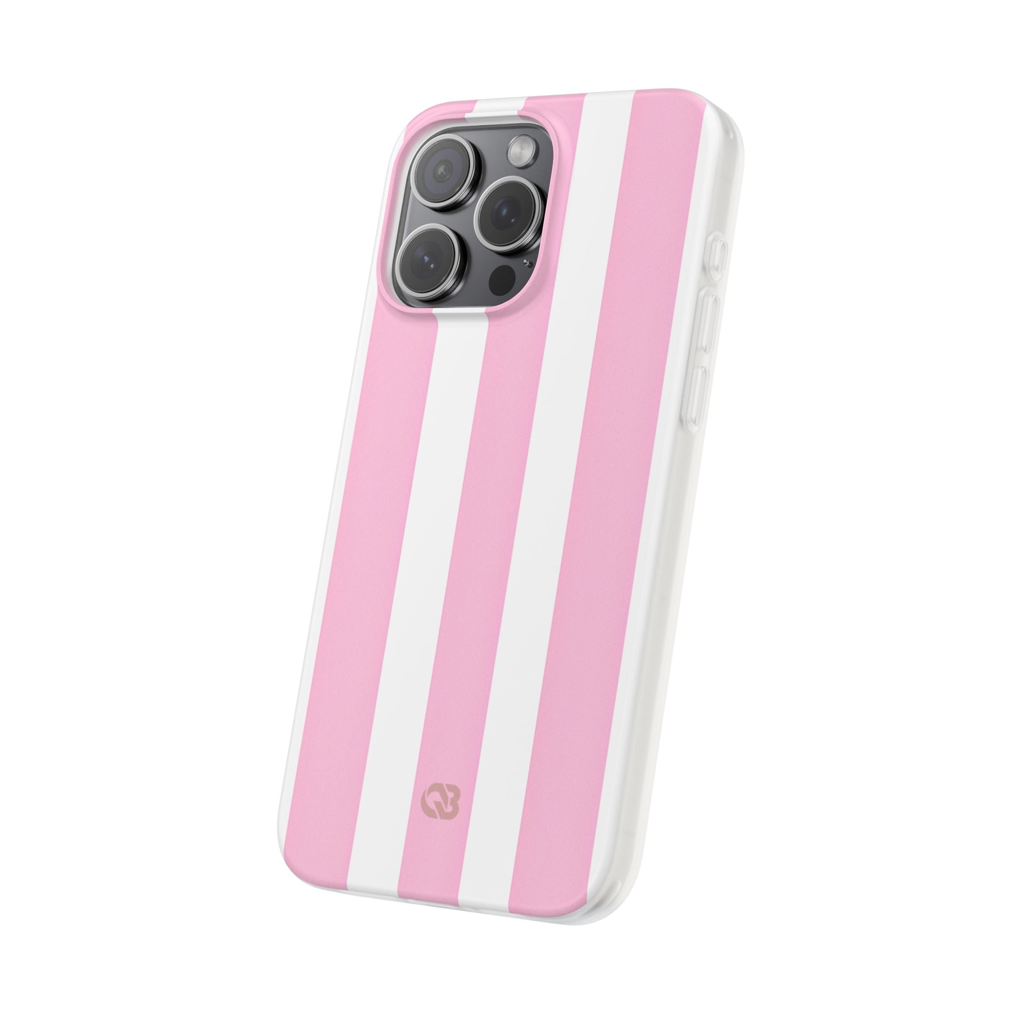 Soft Pink Stripe · Soft Phone Case for iPhone
