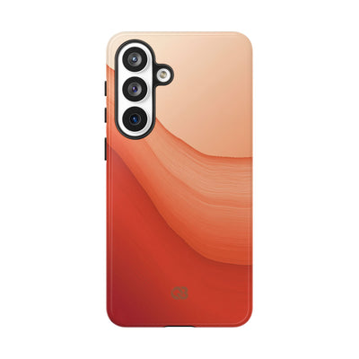 Terracotta Flow · Tough Phone Case for Samsung · Orange