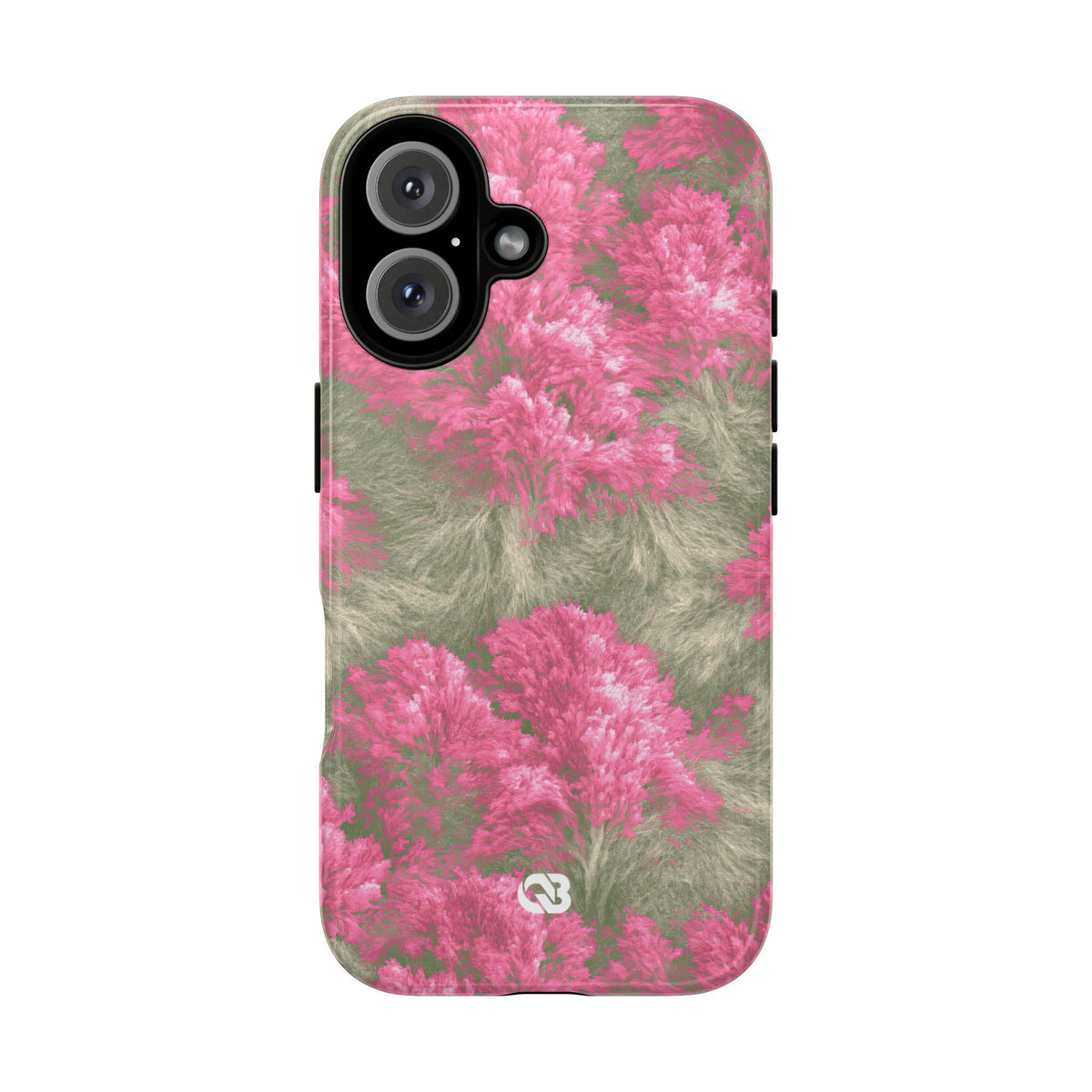 Digital Blossom · Tough Phone Case for iPhone · Pink