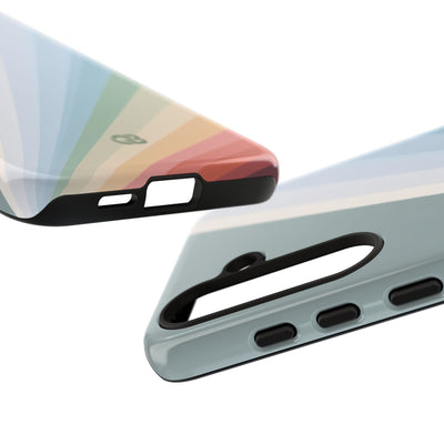 Green Tough Phone Case for Samsung - Sage Prism Beam