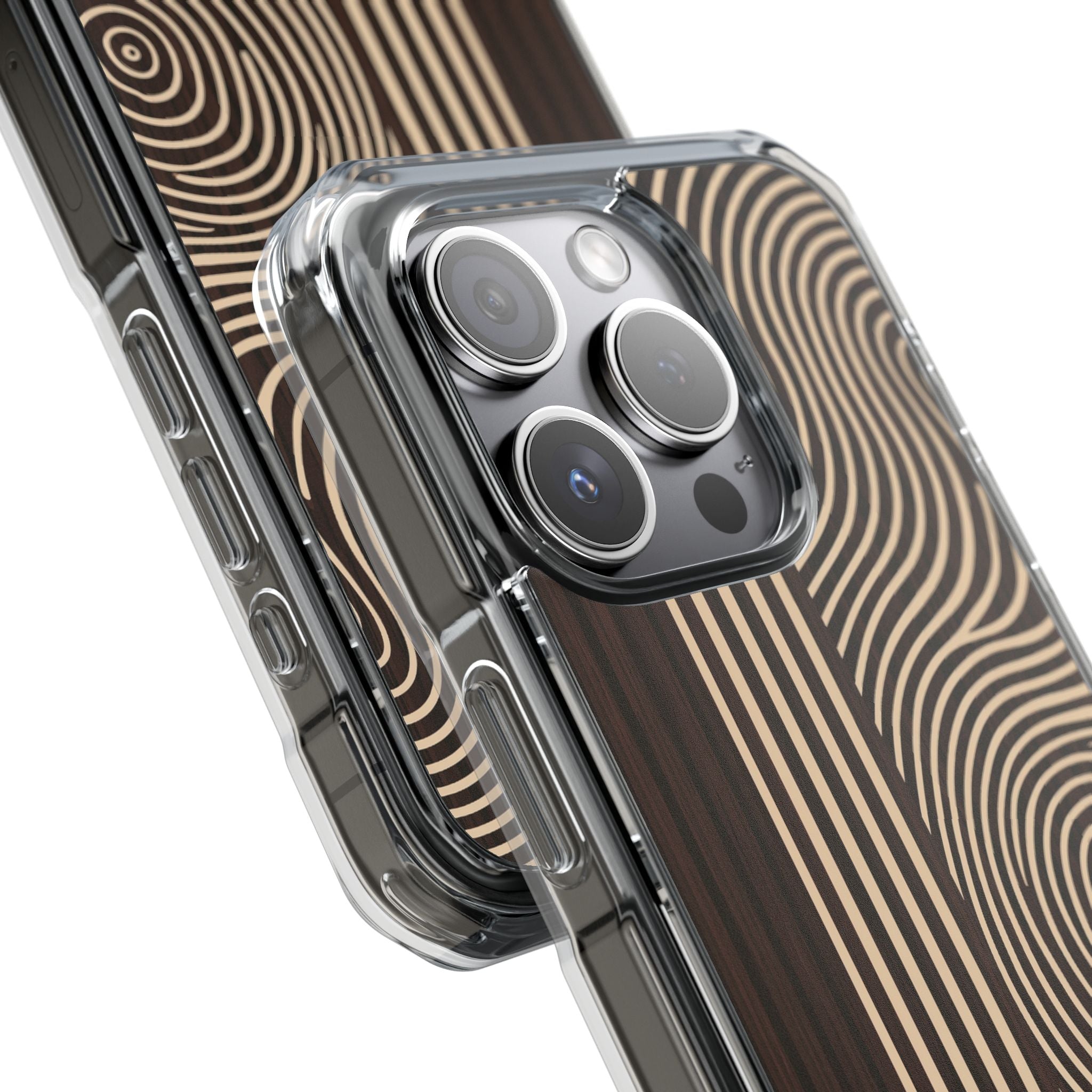 Brown Impact MagSafe Phone Case for iPhone - Espresso Sand Ridge