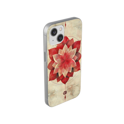 Crimson Petal Peak · Soft Phone Case for iPhone