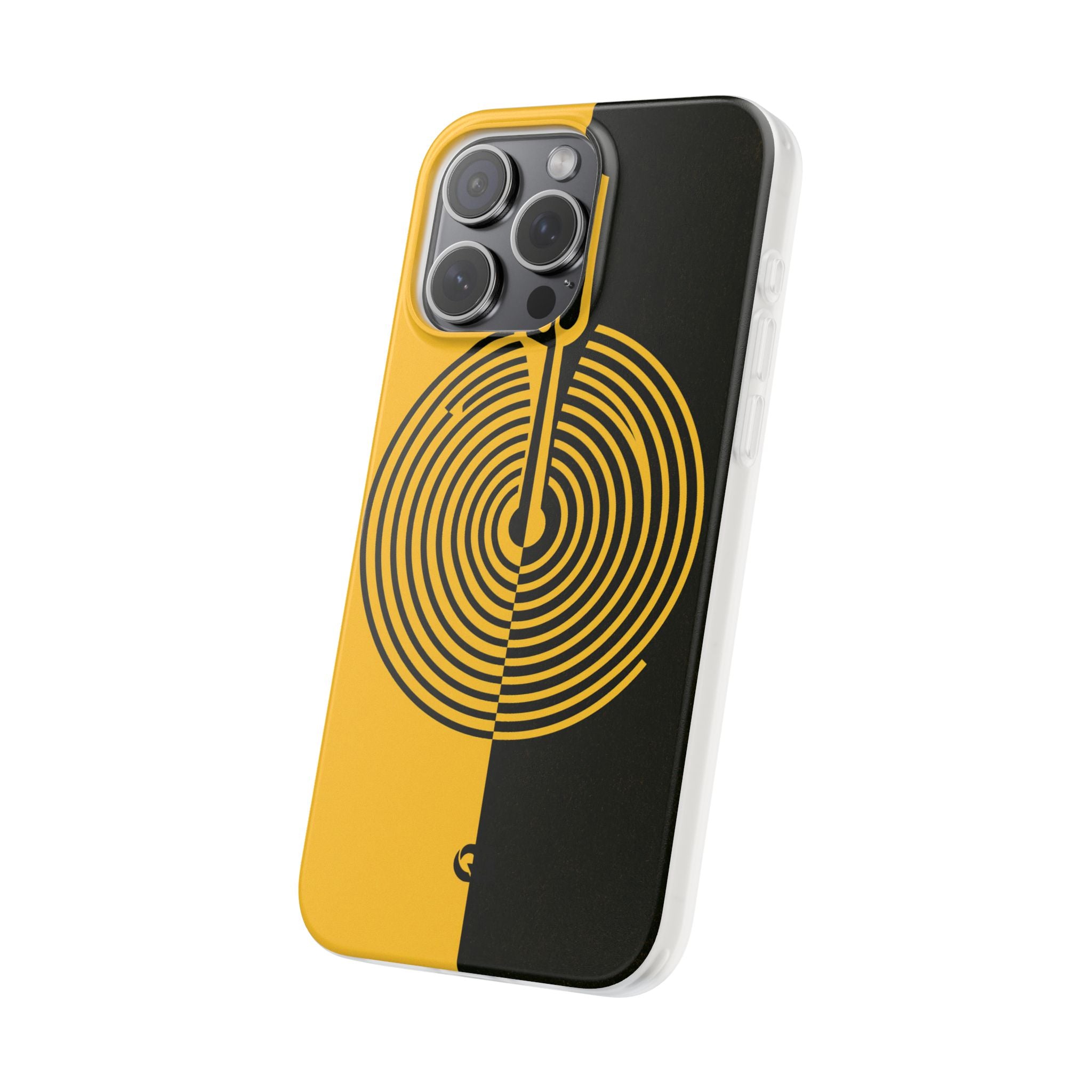 Yellow Lite Phone Case for iPhone - Voltage Sector Pulse