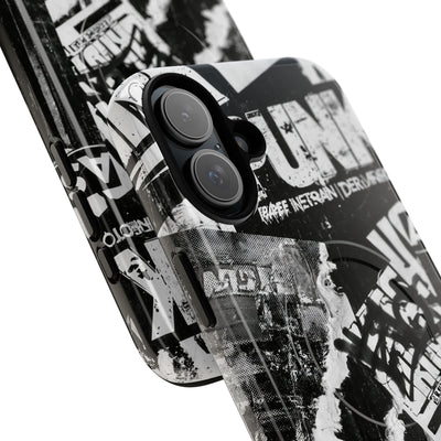 Underground Punk Collage · Tough 2.0 Magnetic Phone Case for iPhone · Black