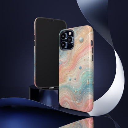 Iridescent Swirls iPhone 13 Pro Max -kovaus - Tough