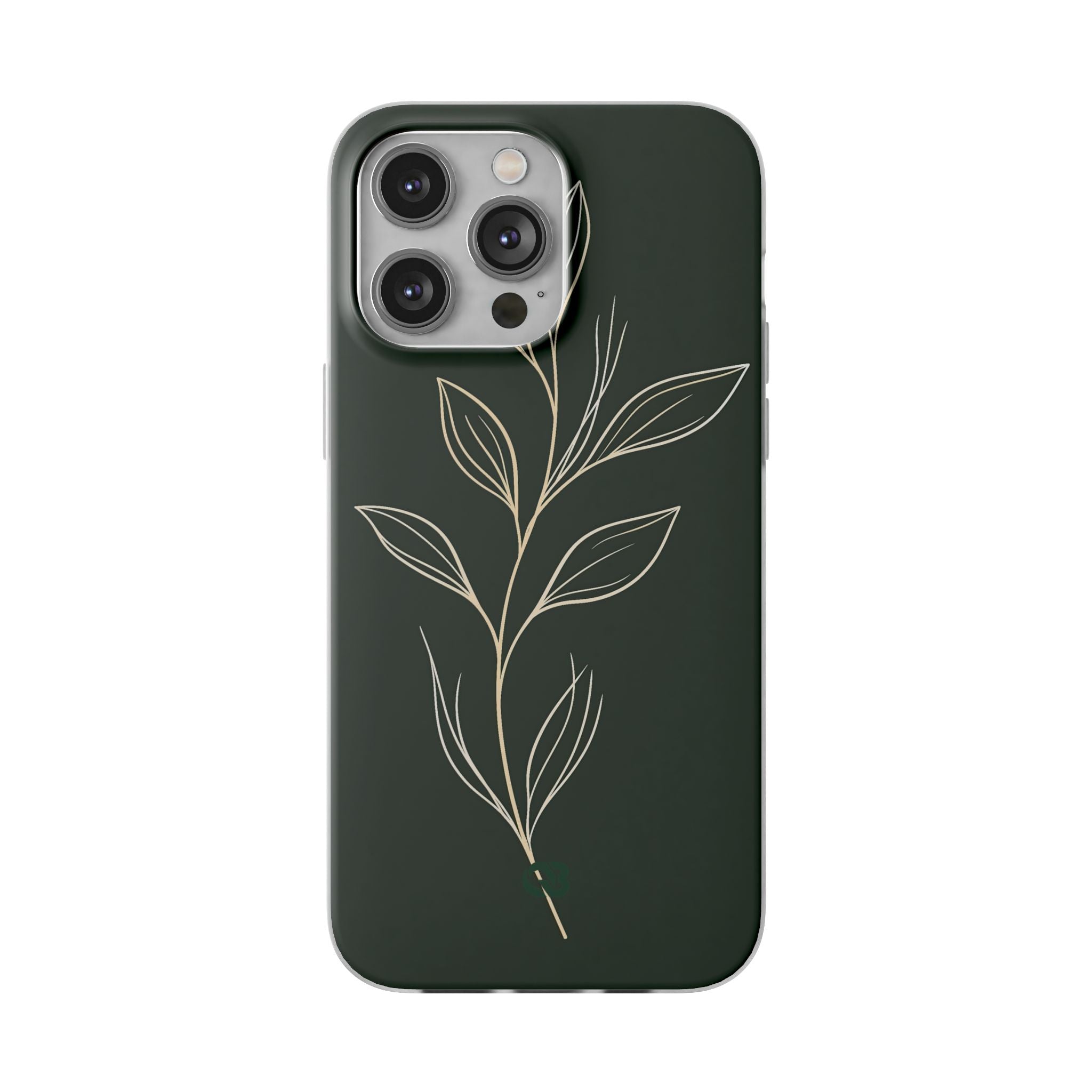 Green Lite Phone Case for iPhone - Deep Moss Willow