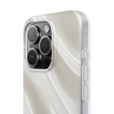 Liquid Enamel Fold · Lite Phone Case for iPhone ·  White